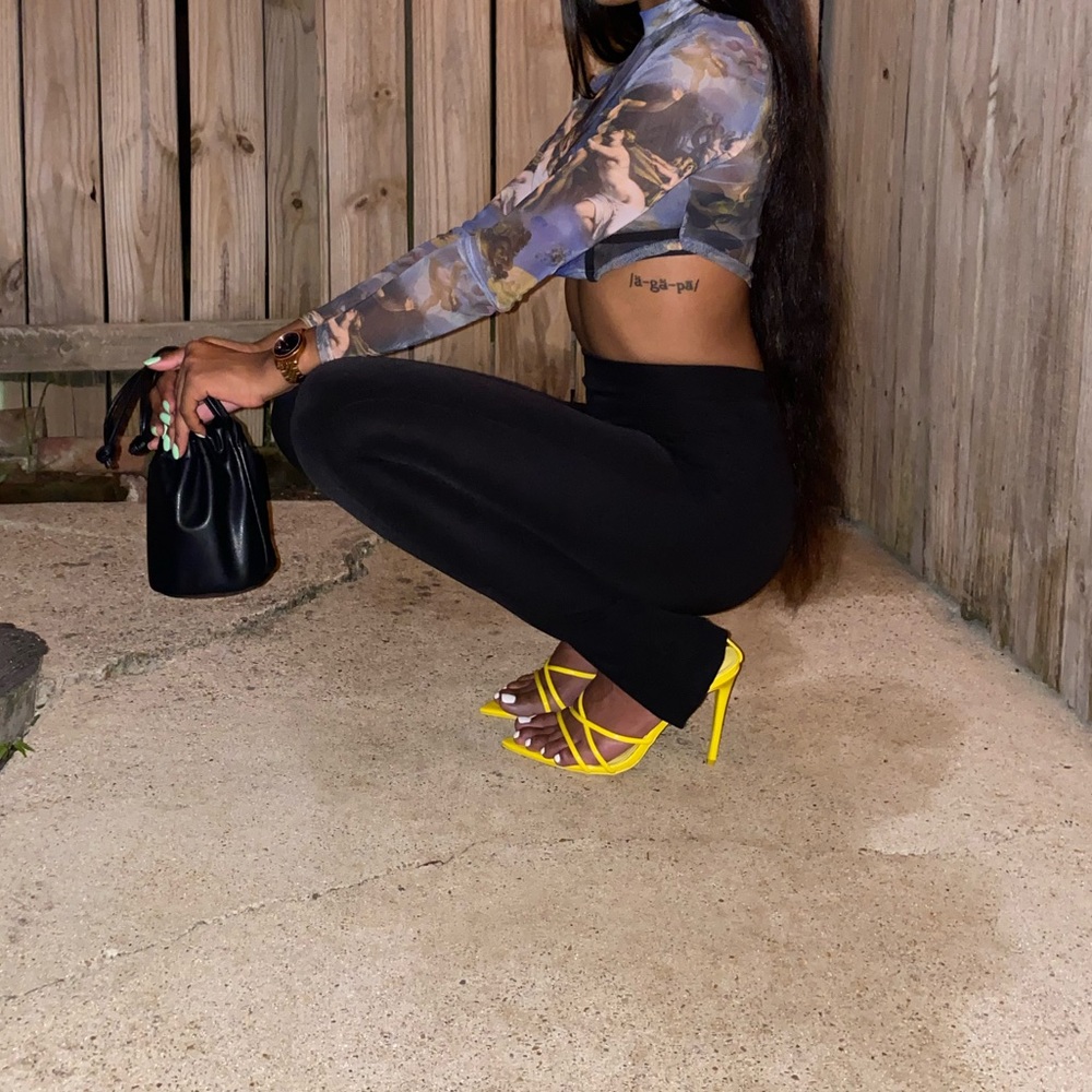 Fashion nova mesh crop top